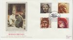 1993-06-15 Roman Britain Stamps Chichester Silk FDC (75189)