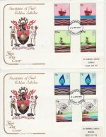1978-01-25 Energy Stamps Gutter Pairs x2 Cotswold FDC (75386)