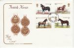1978-07-05 Horses Stamps Ilford Cotswold FDC (75387)