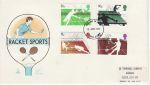1977-01-12 Racket Sports Ilford Mercury FDC (75389)