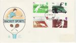 1977-01-12 Racket Sports Ilford Mercury FDC (75393)