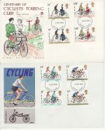 1978-08-02 Cycling Gutter Stamps Ilford x2 FDC (75394)