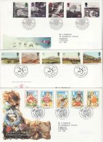 1994 Bulk Buy x9 First Day Covers With Bureau Pmks (75459)