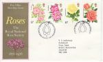 1976-06-30 Roses Stamps Bureau FDC (75472)
