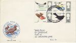 1966-08-08 British Birds Stamps London FDC (75600)
