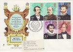 1973-04-18 British Explorers Stamps Bureau Philart FDC (75622)
