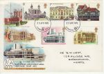 1975-04-23 Architectural Heritage Stamps London FDC (75670)