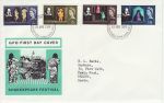 1964-04-23 Shakespeare Stamps Phos Stratford FDC (75678)