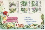 1967-04-24 British Flowers Stamps Malvern cds FDC (75723)
