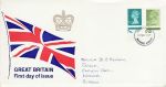 1975-09-24 Definitive Stamps Unusual Design Woking FDC (75741)