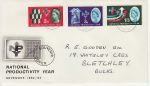 1962-11-14 National Productivity Year Bletchley cds FDC (75801)