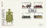 1975-08-13 Railways Stamps Shildon FDC (75830)
