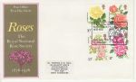 1976-06-30 Roses Stamps St Albans FDC (75839)