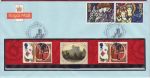 1992-11-10 Christmas Stamps Handmade FDC (75942)