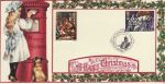 1992-11-10 Christmas Stamps Handmade FDC (75946)