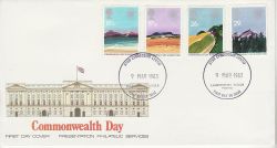 1983-03-09 Commonwealth Day Powys PPS FDC (76537)