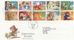 1994-02-01 Greetings Stamps Bureau FDC (76557)