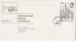 1980-04-09 London Stamp Exhibition Hamilton FDC (76589)