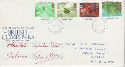 1985-05-14 British Composers Stamps Epsom FDC (76592)