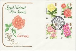 1976-06-30 Roses Stamps Bath FDC (76664)