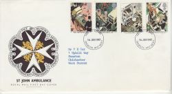 1987-06-16 St John Ambulance Stamps Chichester FDC (76675)