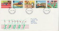 1986-07-15 Sport Stamps Chichester FDC (76676)