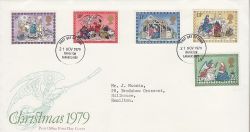 1979-11-21 Christmas Stamps Hamilton FDC (76683)