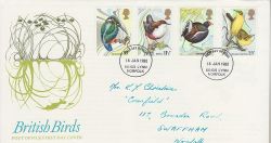 1980-01-16 Birds Stamps Kings Lynn FDC (76684)