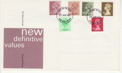 1982-01-27 Definitive Stamps Southend FDC (76696)