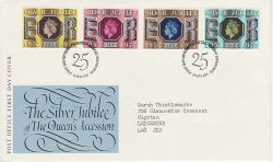 1977-05-11 Silver Jubilee Stamps Bureau FDC (76709)