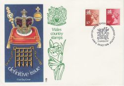 1976-10-20 Wales Definitive Cardiff FDC (76798)