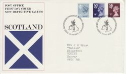 1978-01-18 Scotland Definitive Stamps Bureau FDC (76876)