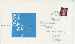 1975-01-15 Definitive Stamp London FDC (76878)