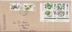 1967-04-24 British Flowers Stamps Forres cds FDC (76882)