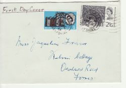 1966-02-28 Westminster Abbey Stamps Forres cds FDC (76905)