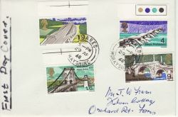 1968-04-29 British Bridges Stamps Forres cds FDC (76964)