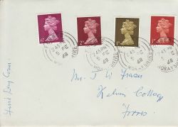 1968-02-05 Definitive Stamps Forres cds FDC (76970)