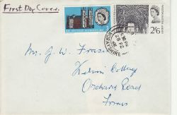 1966-02-28 Westminster Abbey Stamps Forres cds FDC (76995)