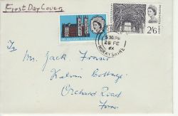 1966-02-28 Westminster Abbey Stamps Forres cds FDC (76999)