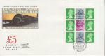 1986-03-18 British Rail Booklet Stamps Crewe FDC (76034)