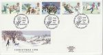 1990-11-13 Christmas Stamps NPM London EC FDC (76210)