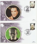 1997-05-13 Tales of Terror Stamps x4 Benham FDC (76240)