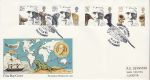 1982-02-10 Charles Darwin Stamps Shrewsbury PPS FDC (76317)