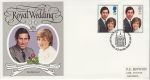 1981-07-22 Royal Wedding Stamps London EC PPS FDC (76321)