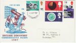 1967-09-19 British Discoveries Stamps Northampton FDC (76356)
