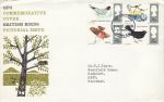1966-08-08 British Birds Stamps Bureau EC1 FDC (76371)