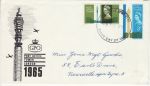 1965-10-08 Post Office Tower Stamps Newcastle FDC (76379)