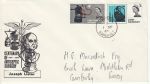 1965-09-01 Lister Centenary Stamps Somerton cds FDC (76387)