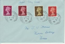1968-02-05 Definitive Stamps Forres cds FDC (77047)