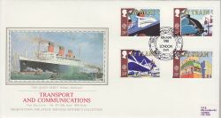 1988-05-10 Transport Stamps London SW1 Silk FDC (77098)